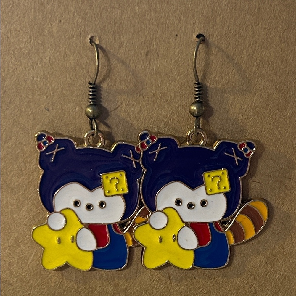 Cute Super Mario Bros dangle Earrings